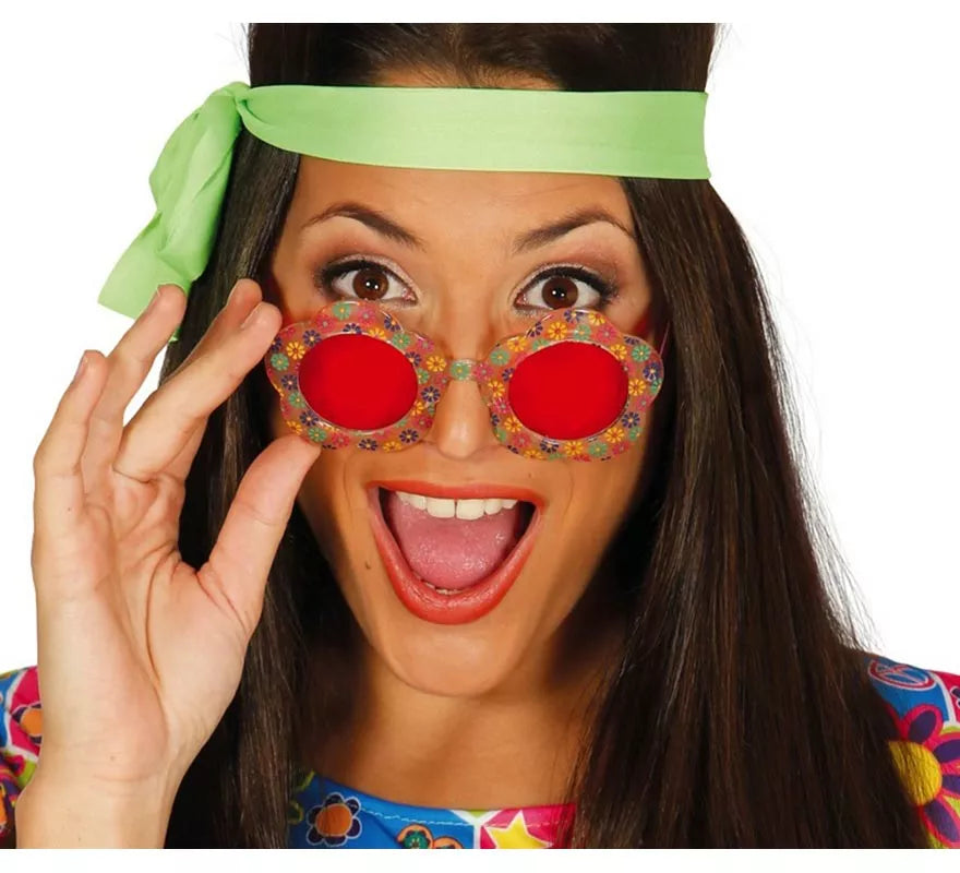 Gafas Flor perfectas para Hippies