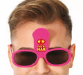 Gafas Fuckman rosa adulto