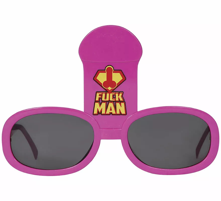 Translation missing: en.Gafas Fuckman rosa adulto