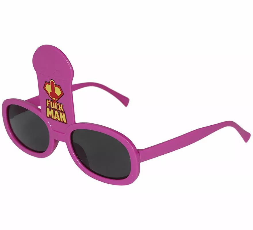 Translation missing: en.Gafas Fuckman rosa adulto