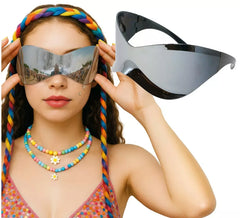 Futuristic Mirrored Glasses