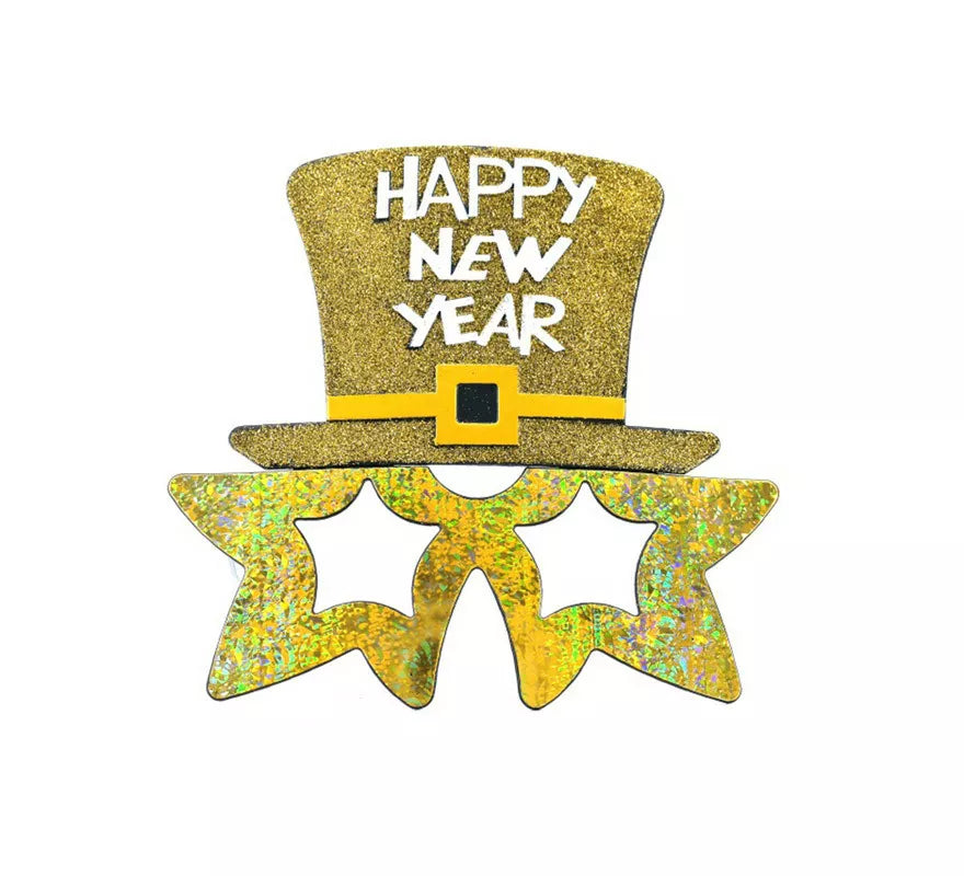 Translation missing: en.Gafas 'Happy New Year' Doradas