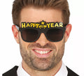 Gafas Happy New Year negras adulto