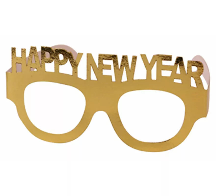Translation missing: en.Gafas Happy New Year Oro de 14,5X7 cm