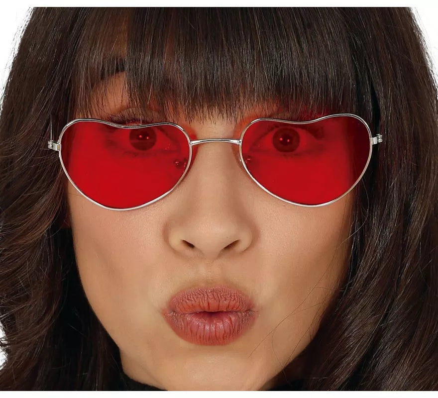 Translation missing: en.Gafas Hippie de Corazones Rojos