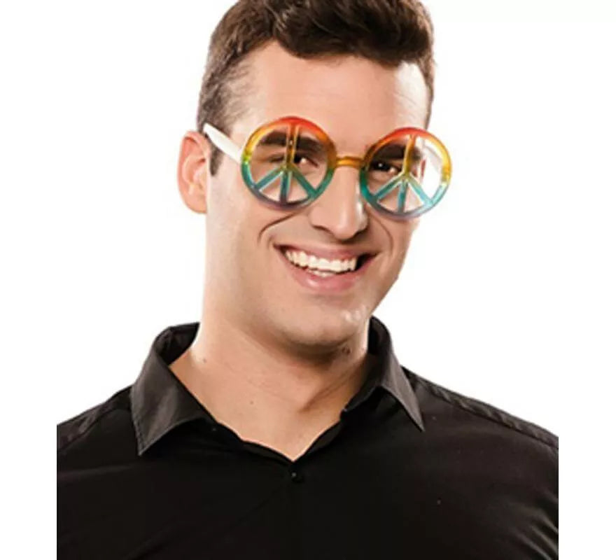 Gafas Hippie de la Paz Multicolor