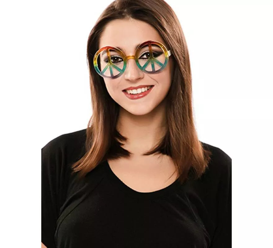 Gafas Hippie de la Paz Multicolor