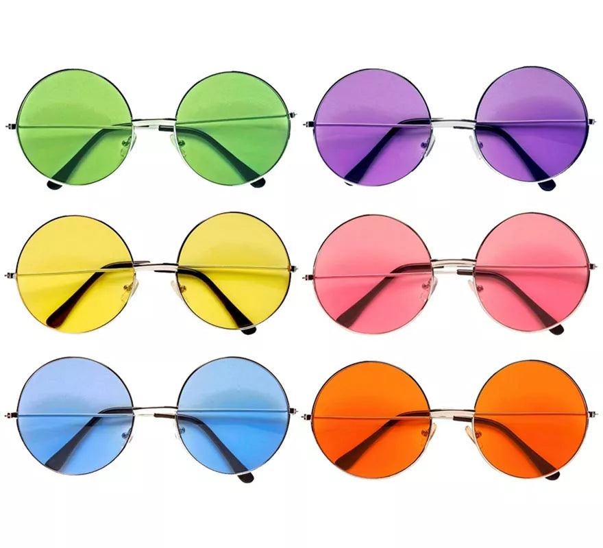 Gafas Hippies Años 70 en varios colores