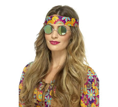 Hippie glasses mirrored lenses