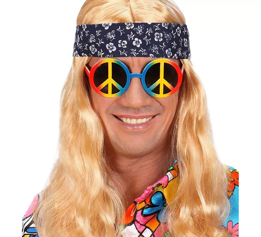 Translation missing: en.Gafas Hippies de la Paz multicolores