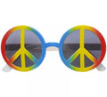 Gafas Hippies de la Paz multicolores