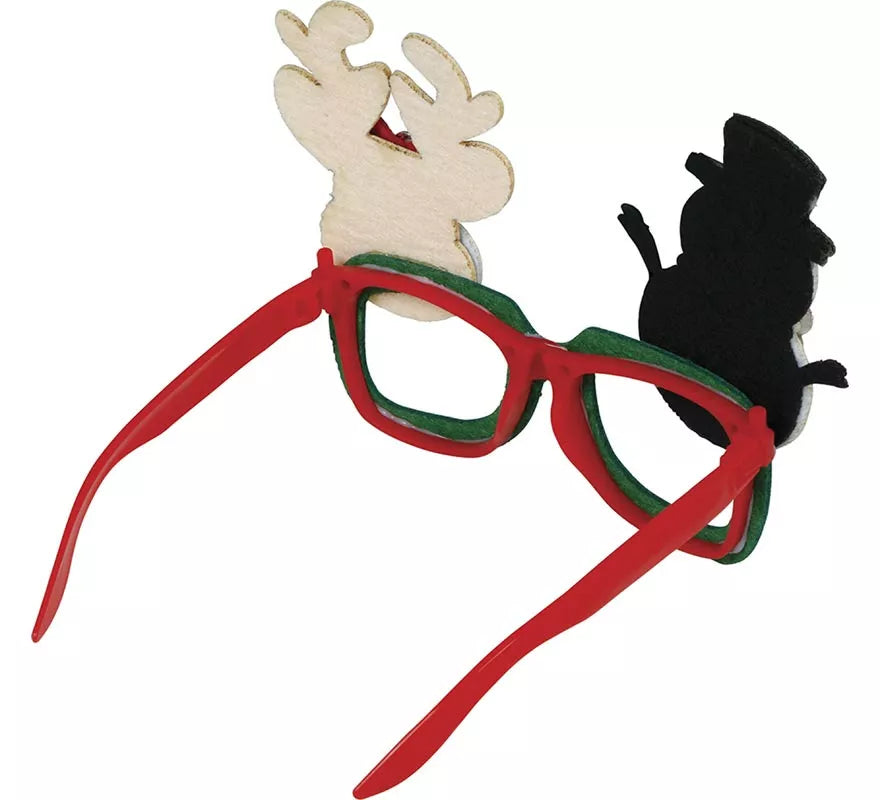 Translation missing: en.Gafas Navideñas de Muñeco de Nieve y Reno
