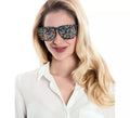 Gafas Negras con Brillantes Multicolor