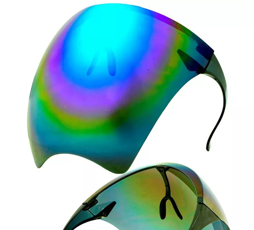 Gafas o Pantalla Facial Lente de Espejo azul-violeta