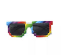Gafas oscuras Pixeles Arcoíris adulto