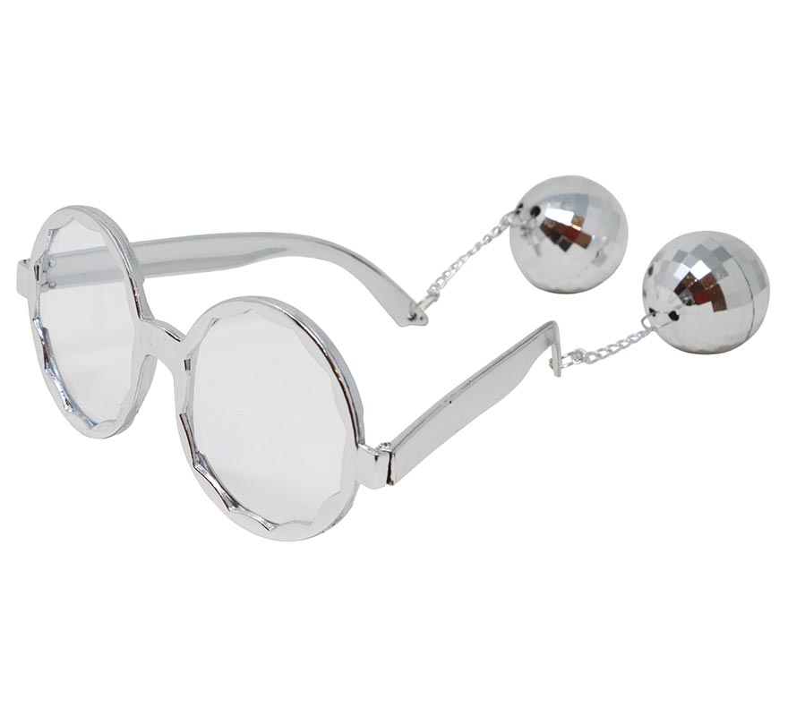 Translation missing: en.Gafas Plateadas Grandes con Bolas