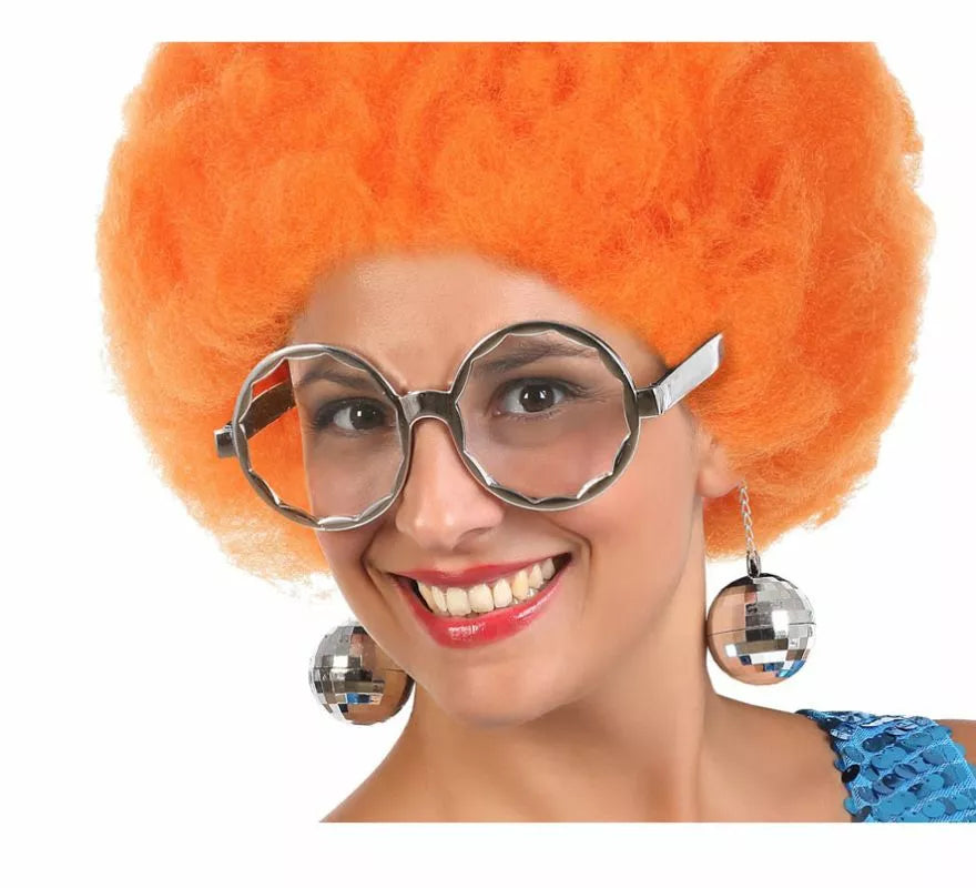 Gafas Redondas con Bola Disco en 6 colores
