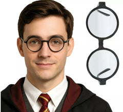 Round glasses without lenses
