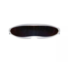 Futuristic Silver Robot Glasses