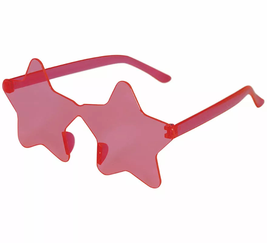 Gafas rosa Estrellas, adulto