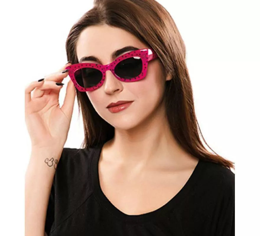 Translation missing: en.Gafas Rosas con Lunares Años 50