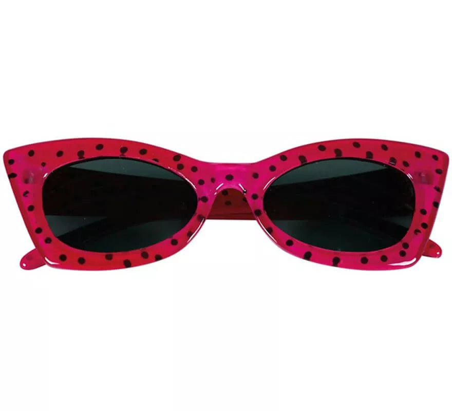 Gafas Rosas con Lunares Años 50