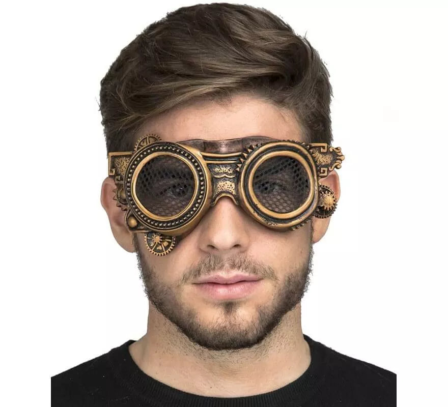 Translation missing: en.Gafas Steampunk con Rejilla en los Ojos