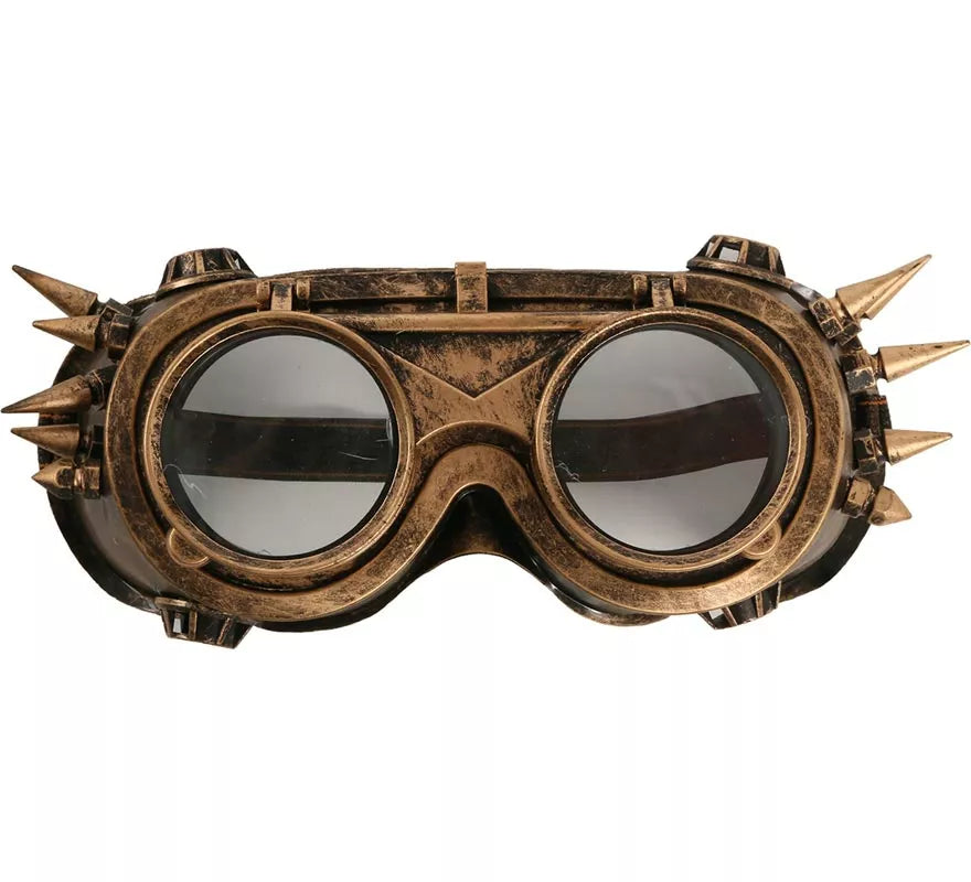 Gafas Steampunk Doradas