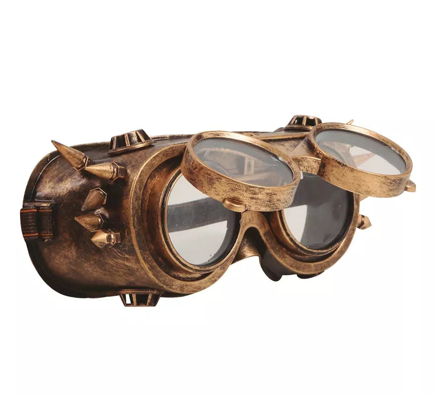 Gafas Steampunk Doradas