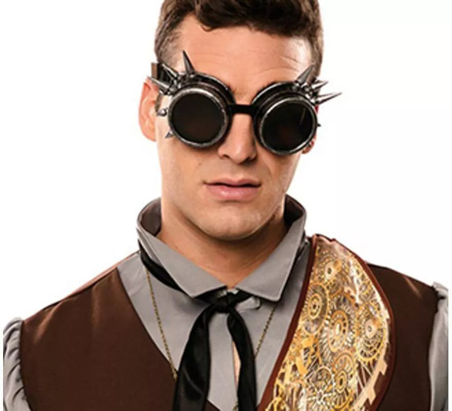 Translation missing: en.Gafas Steampunk Bronce con Púas