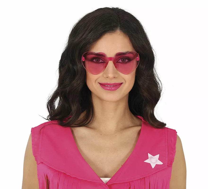 Translation missing: en.Gafas Transparentes de Corazón rosa