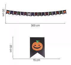 Pumpkin Pennant 300 cm 15X20 cm (High quality)