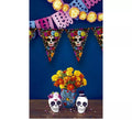 Gallardete Catrina colorida de 300 cm