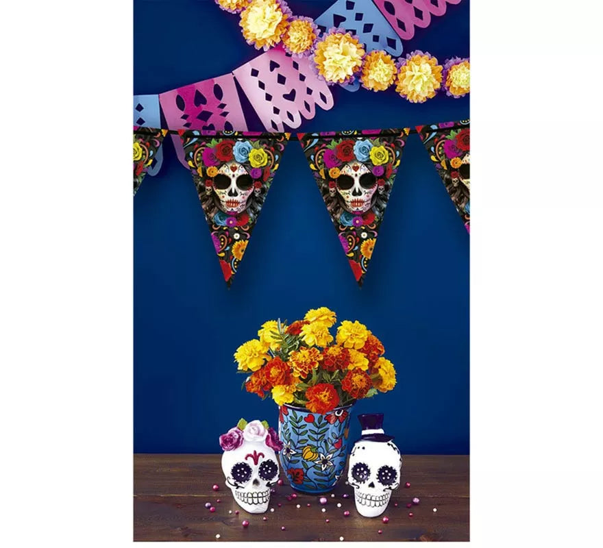 Translation missing: en.Gallardete Catrina colorida de 300 cm