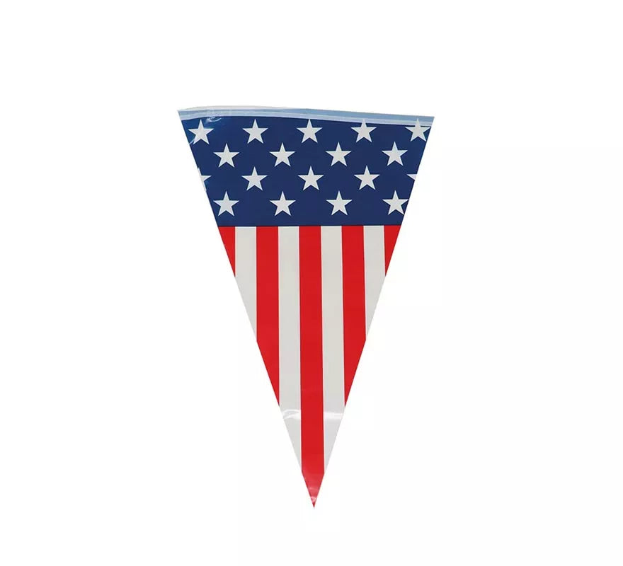 Gallardete de la Bandera de USA de 10 mts