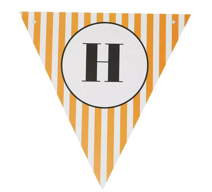 Gallardete Halloween de 300 cm 20X20 cm (Alta calidad)