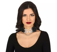 Choker with Skeleton Hands