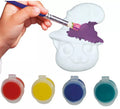 Gato Blanco para Pintar con Pinturas Incluidas
