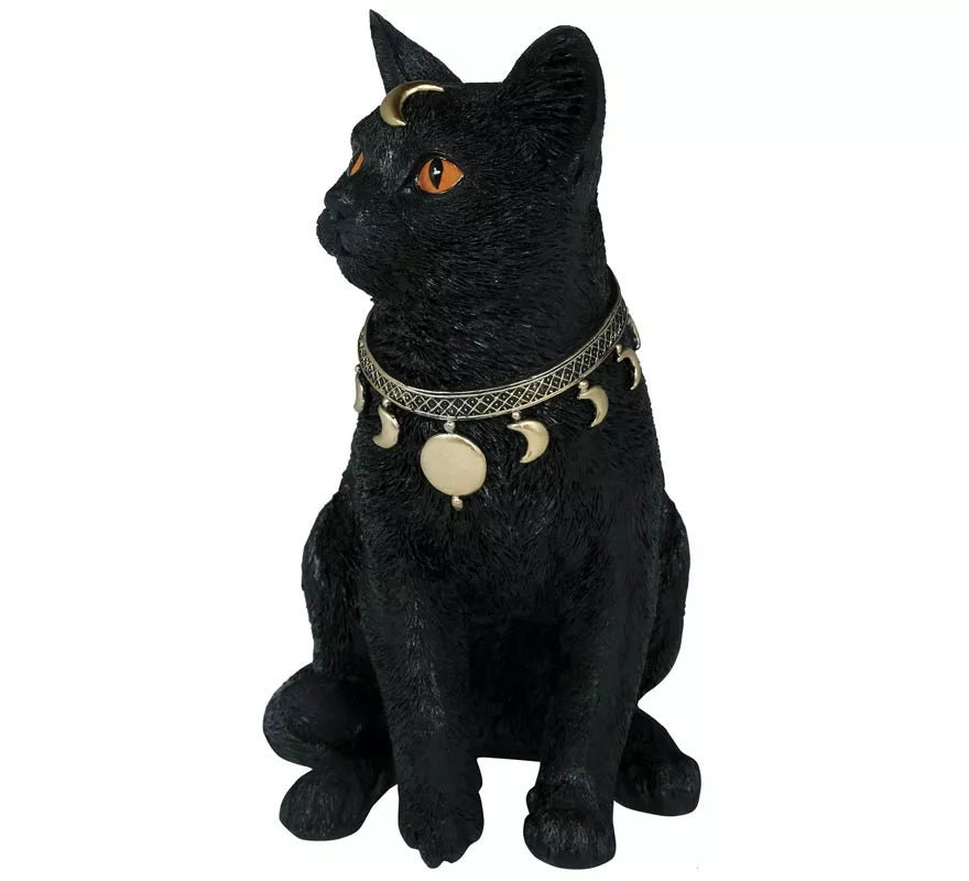 Translation missing: en.Gato negro de Resina de 28x23 cm