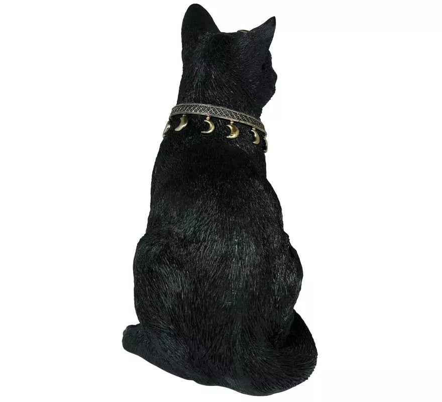 Gato negro de Resina de 28x23 cm