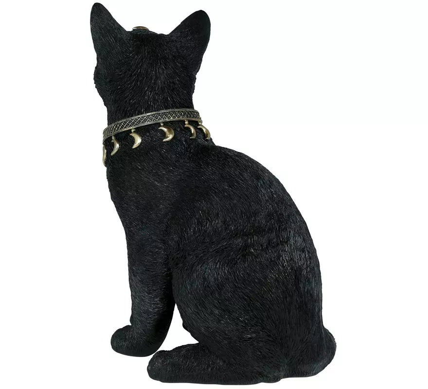 Gato negro de Resina de 28x23 cm
