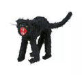 Gato Salvaje Peludo negro de 30 cm