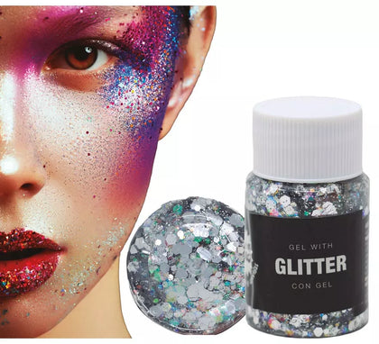Gel con Glitter en 2 colores