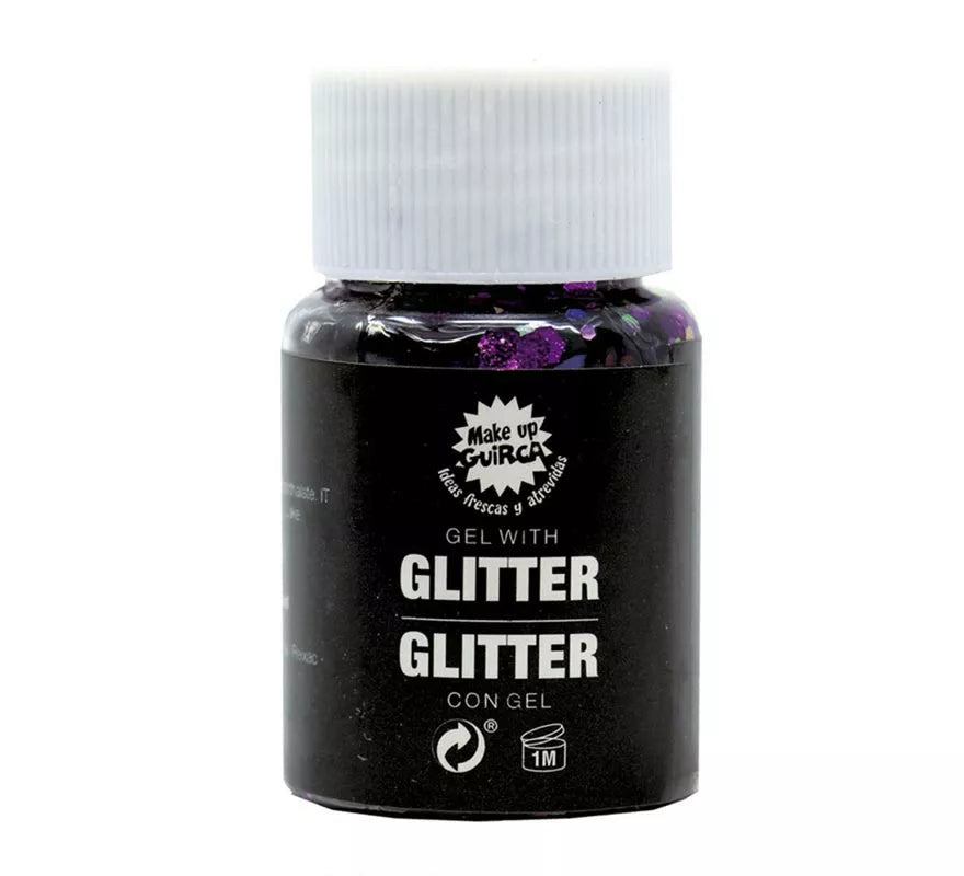 Gel con Glitter en varios colores de 20 gr