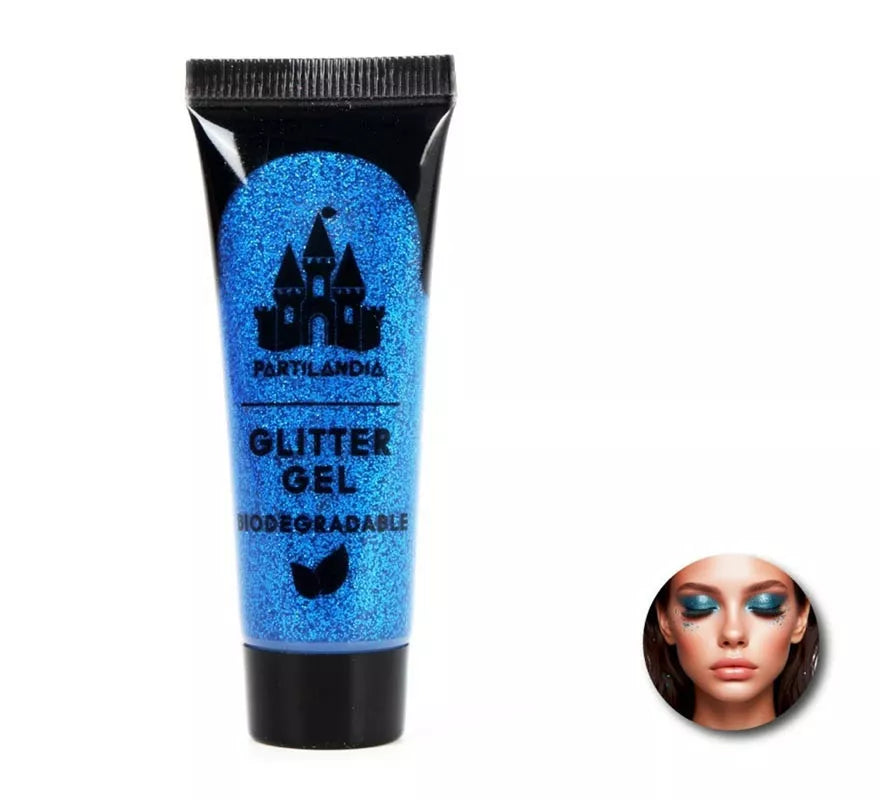 Gel Glitter Biodegradable de 3x8 cm en varios colores