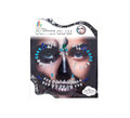 Gemas Faciales Adhesivas Calavera azul
