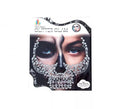 Gemas Faciales Adhesivas Calavera gris
