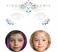 Children's Witch Adhesive Face Gems