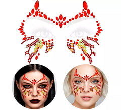 Devilish Adhesive Face Gems