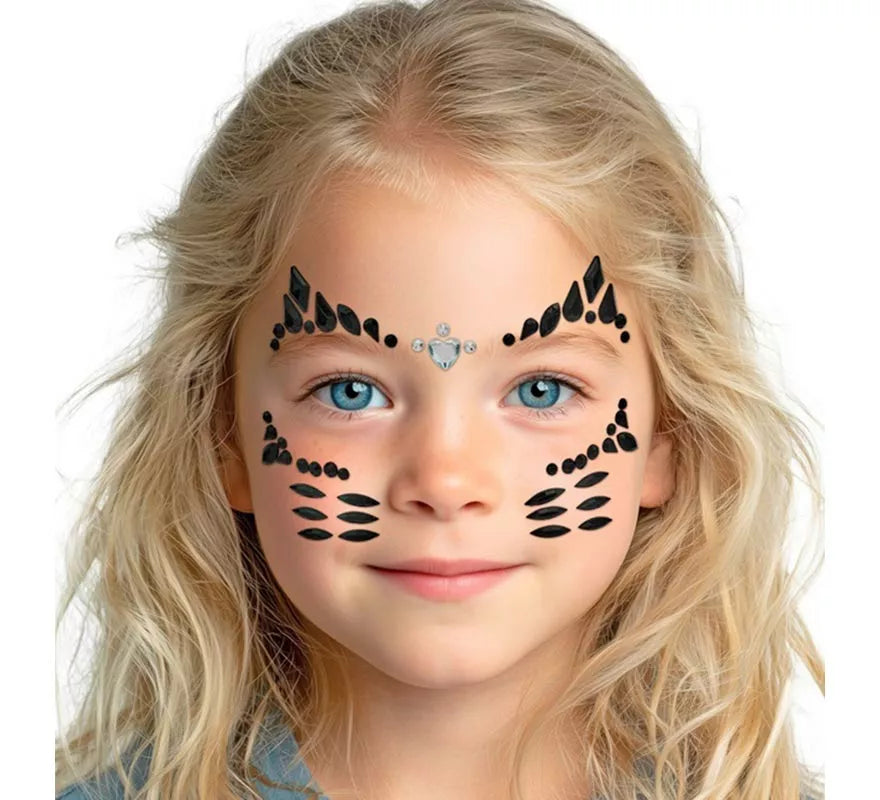Translation missing: en.Gemas Faciales Adhesivas de Gata Infantil